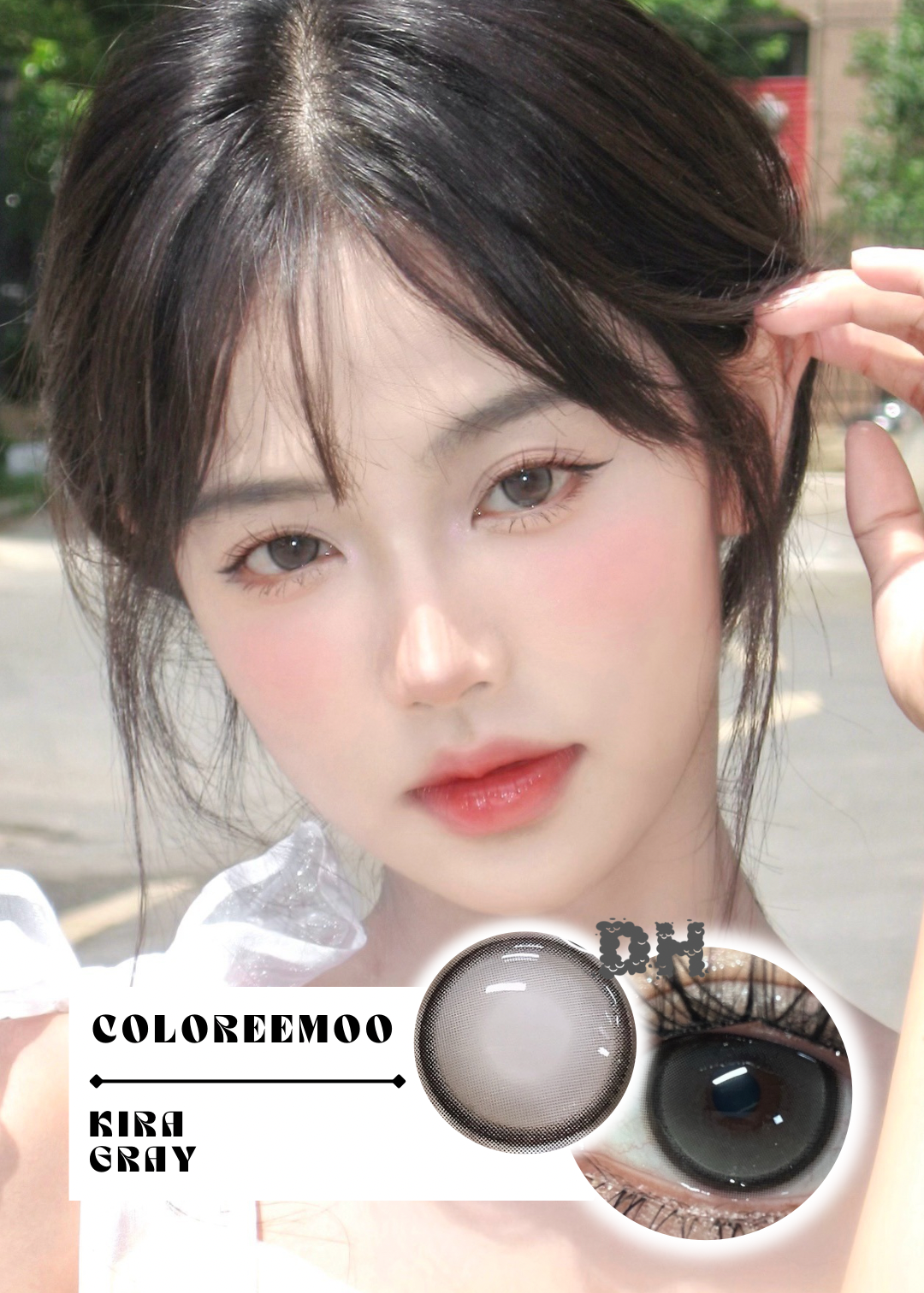 Coloreemoo Kira Gray 奇亞籽灰 1 Year 一片裝