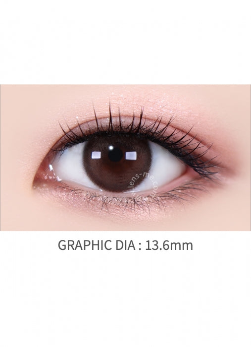 【散光訂製】LENSME Torica Crenly Choco Brown 1-Month 兩片裝
