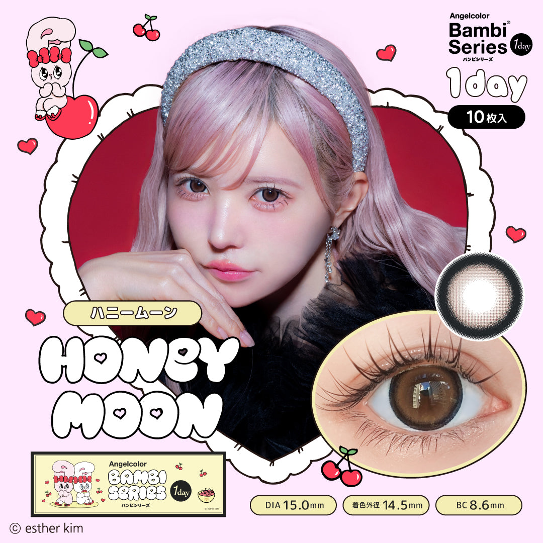 【預購】Angelcolor BAMBI SERIES Honey Moon 1 Day 十片裝