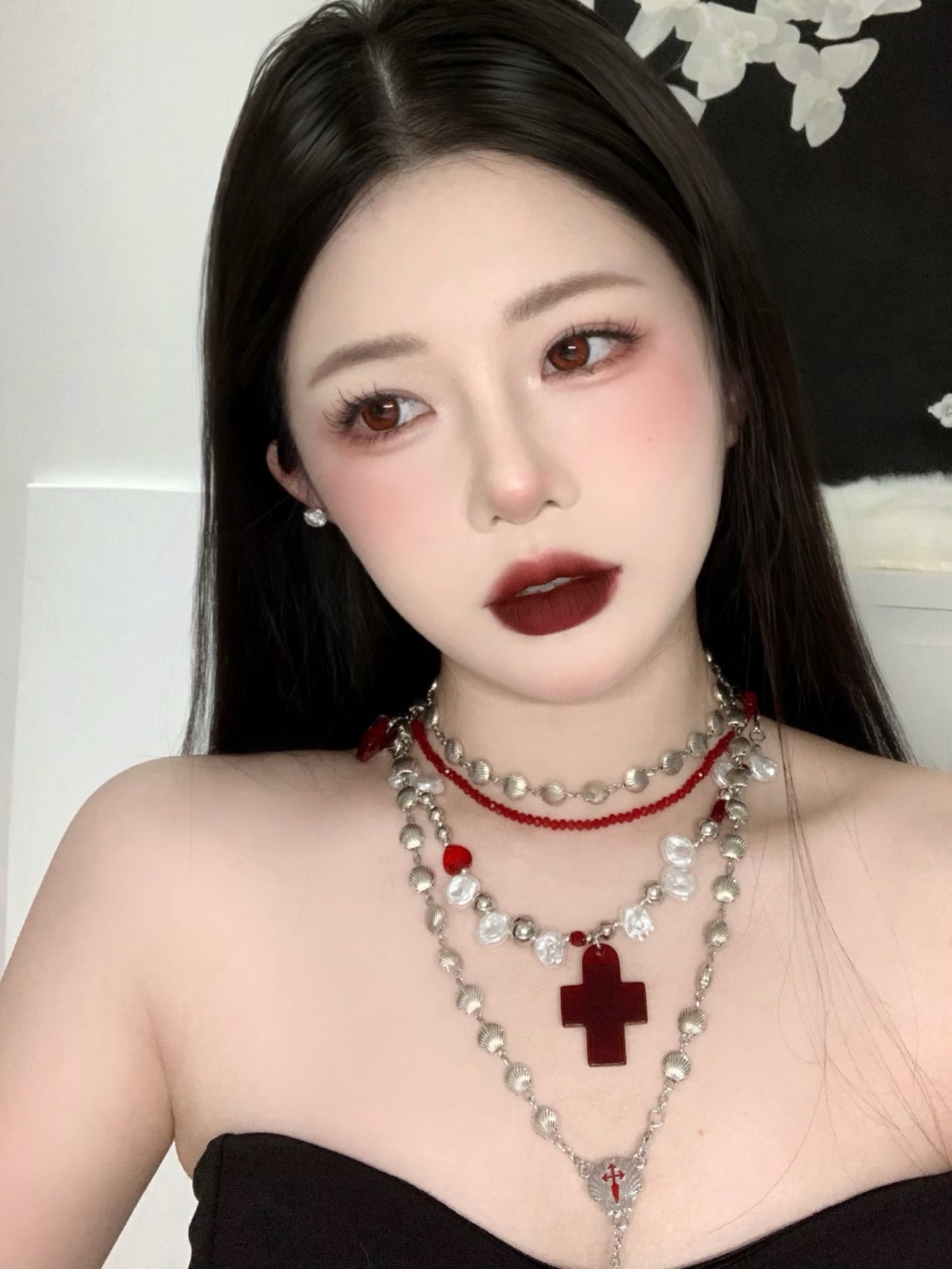 Annieone Cherry Punk Red 朋克櫻桃 1 Day 十片裝