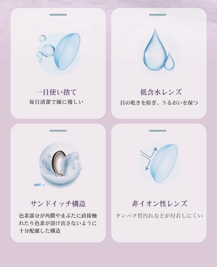 【預購】BARRIEYES Aurora Series Gloria Cloud 1 Day 六片裝