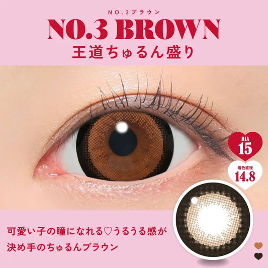 【預購】FABULOUS No.3 Brown 1 Day 十片裝