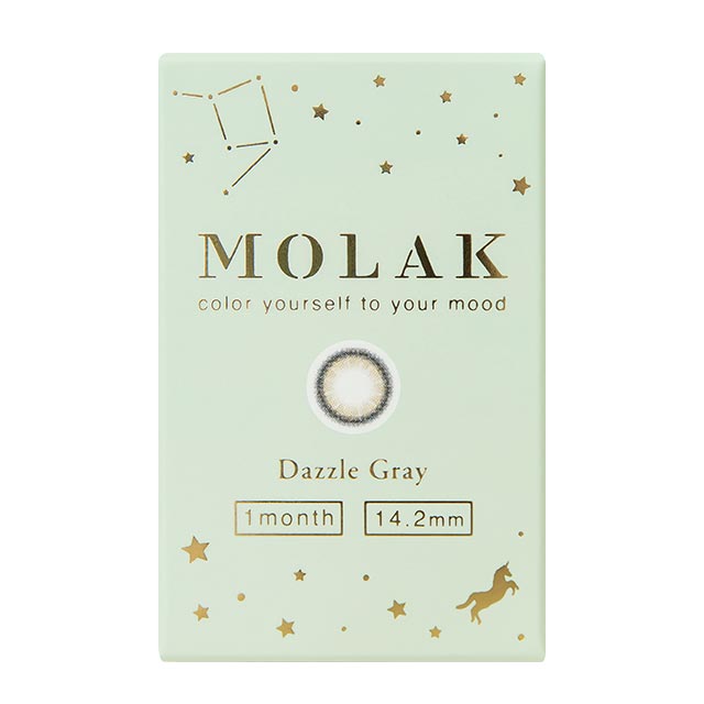 【預購】MOLAK Dazzle Gray 1-Month 兩片裝