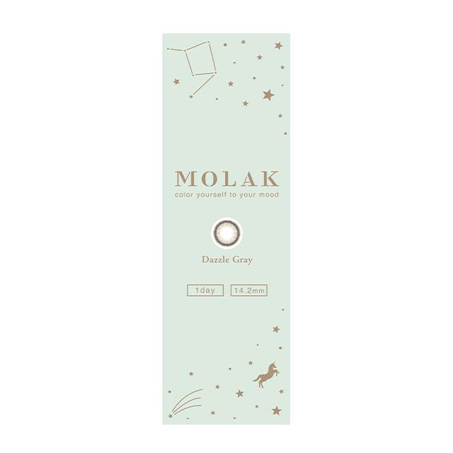 【預購】MOLAK Dazzle Gray 1 Day 十片裝