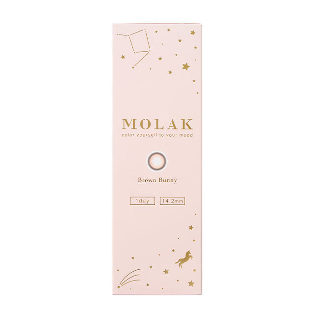 【預購】MOLAK Brown Bunny 1 Day 十片裝