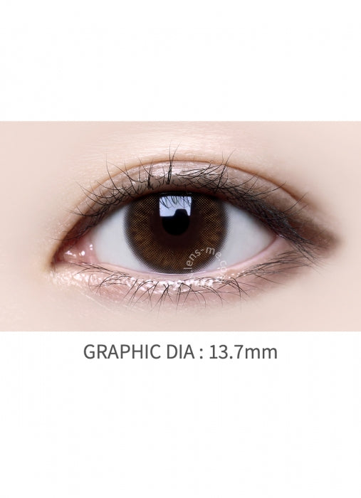 【散光訂製】LENSME Lace Brown 1-Month 兩片裝