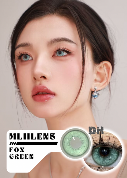 Mliilens Fox Green 伊甸茶會 1 Year 一片裝