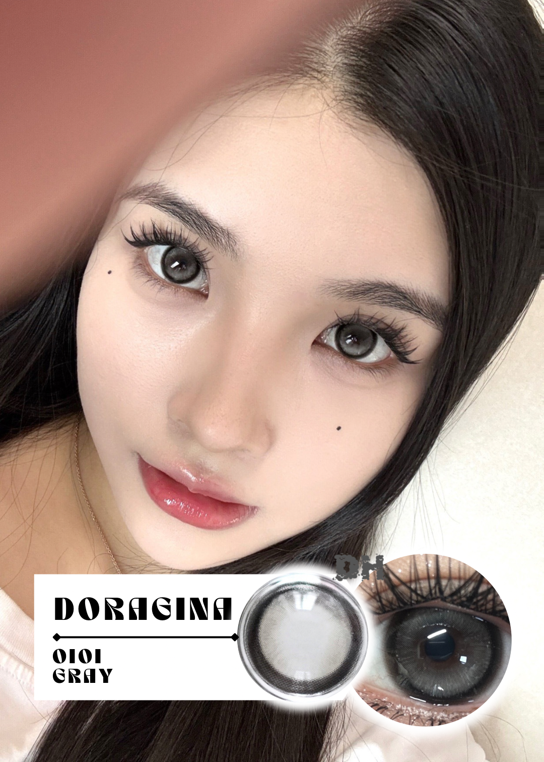 Doragina Oioi Gray 迷路月光 (6-Months 一片裝 / 1 Day 十片裝)