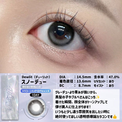 【預購】Dewlit Snow Dew 1 Day 十片裝