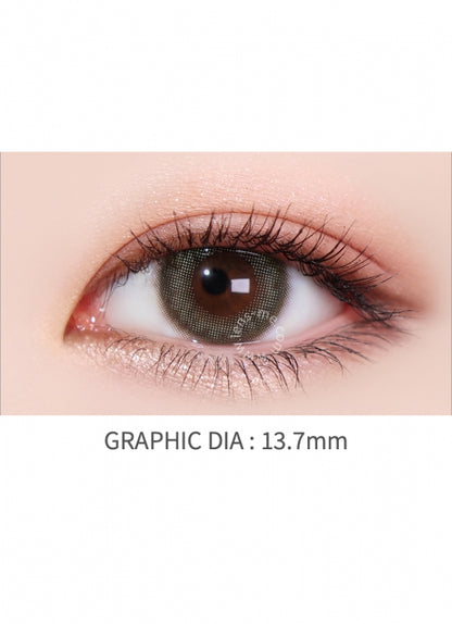 【散光訂製】LENSME Torica Demeure Gray 1-Month 兩片裝