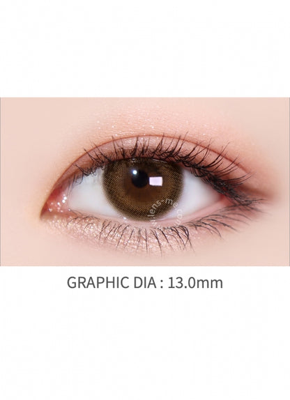 【散光訂製】LENSME Torica Demeure Deep Brown 6-Months 一片裝