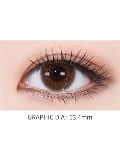 【散光訂製】LENSME Torica Rakel Brown 1-Month 兩片裝