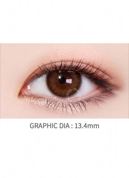 【散光訂製】LENSME Torica Rakel Choco 1-Month 兩片裝