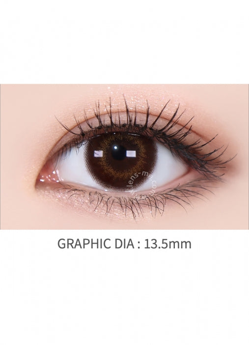 【散光訂製】LENSME Torica Lupine Brown 1-Month 兩片裝