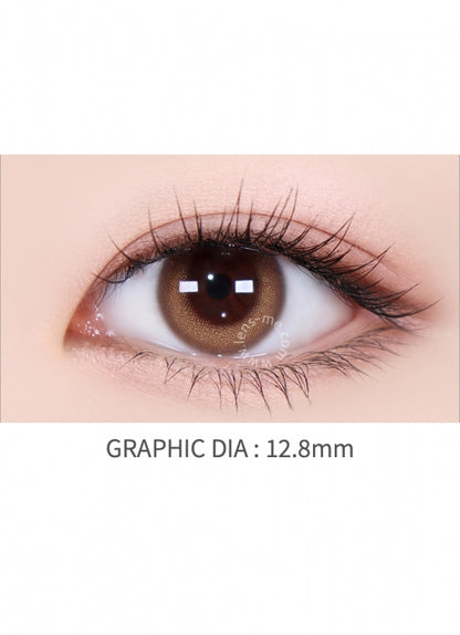 【散光訂製】LENSME Lilmoon Light Choco 1-Month 兩片裝