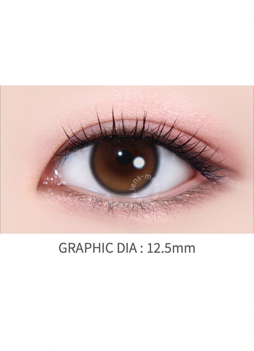 【散光訂製】LENSME Waterring Hidden Brown 1-Month 兩片裝