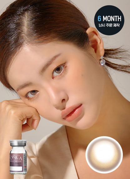 【散光訂製】LENSME Lilmoon Light Brown 6-Months 一片裝