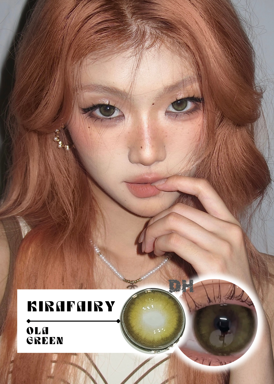 Kirafairy Ola Green 蕨類留白 (6-Months 一片裝 / 1 Day 十片裝)