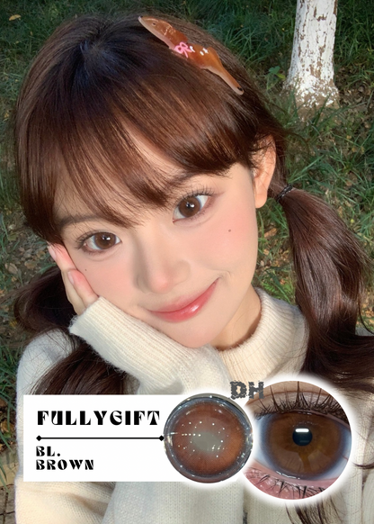 FullyGift BL. Brown 桃心回甘 6-Months 一片裝