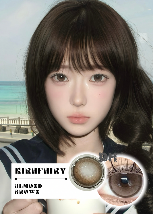 Kirafairy Almond Brown 鹿茸杏子 (6-Months 一片裝 / 1 Day 十片裝)