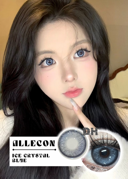 Allecon Ice Crystal Blue 冰晶藍 6-Months 一片裝