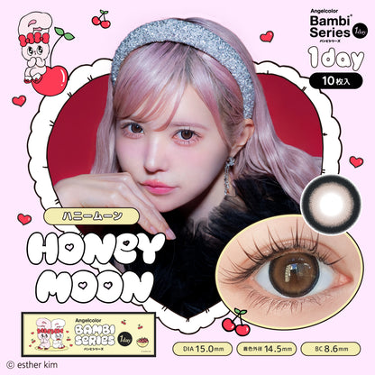 【預購】Angelcolor BAMBI SERIES Honey Moon 1 Day 十片裝