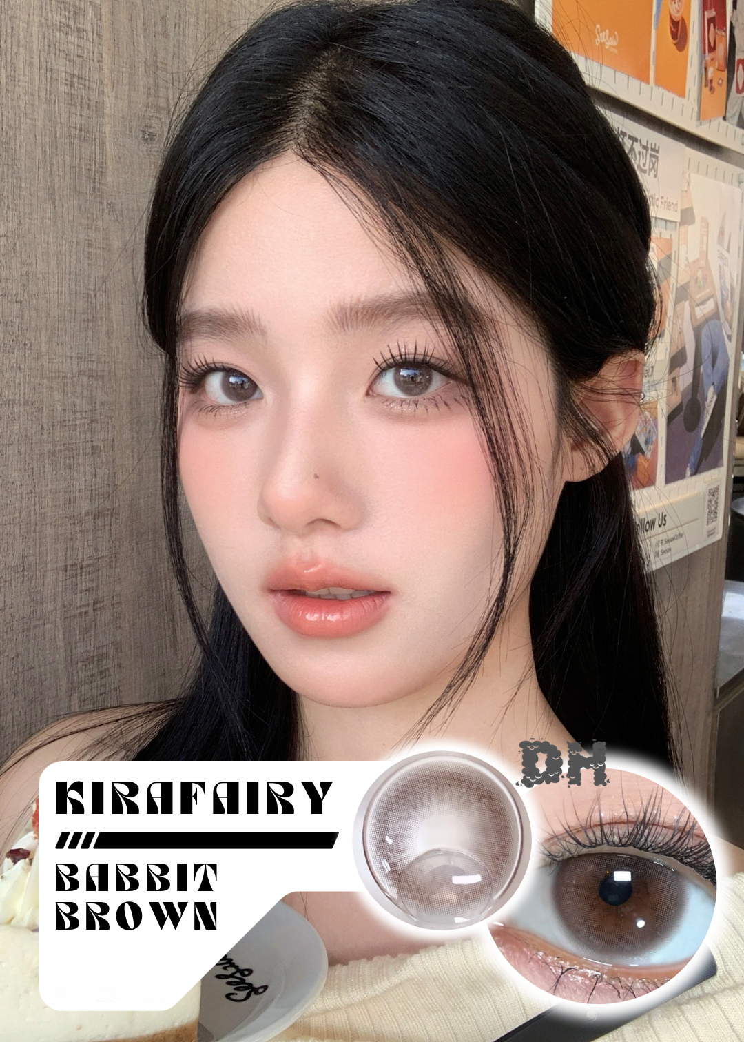 Kirafairy Babbit Brown 糯米玉兔 1 Day