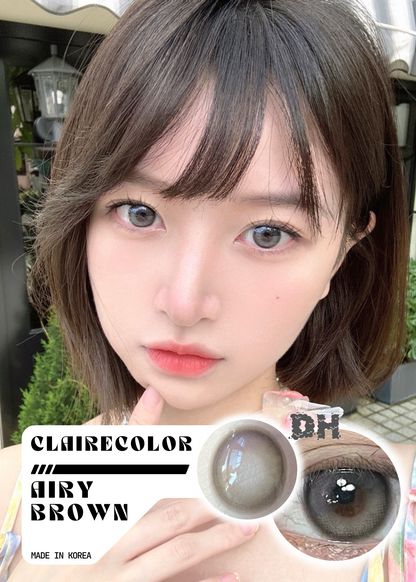 Clairecolor Airy Brown 奶油芋杏子 1 Year 一片裝