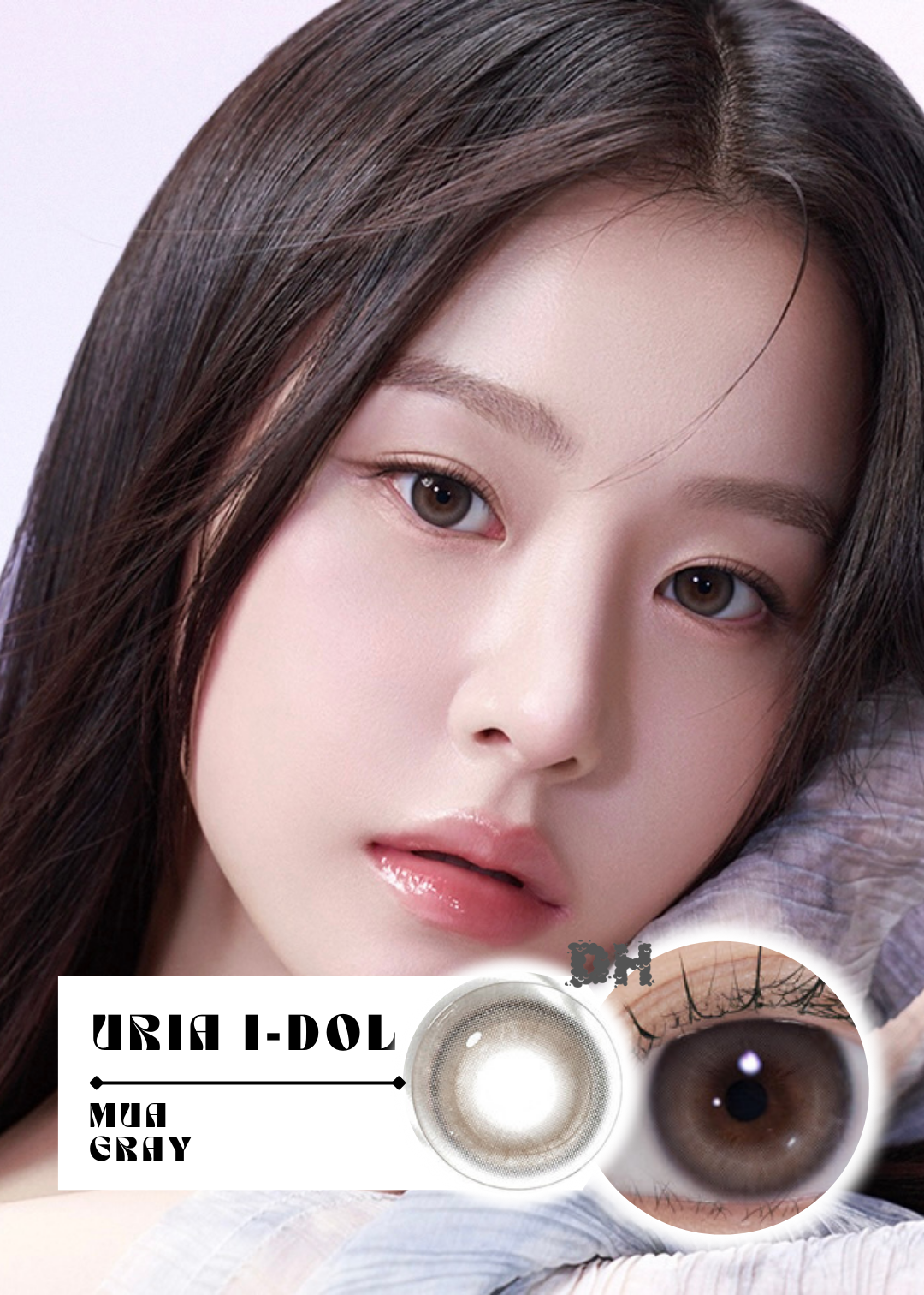 Uria & I-dol EESLE Mua Gray 柔霧灰 1 Day 十片裝