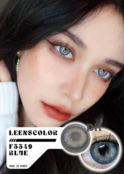 Leenscolor F3349 Blue 升級虹膜藍