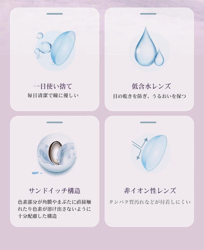 【預購】BARRIEYES Aurora Series Gloria Cloud 1 Day 六片裝