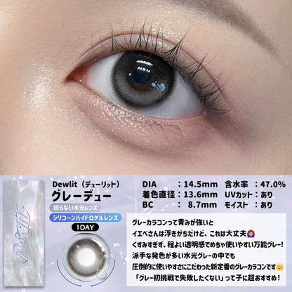 【預購】Dewlit Gray Dew 1 Day 十片裝