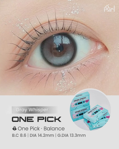 【預購】I-GIRL Onepick Balance Gray Whisper 1 Day 十片裝