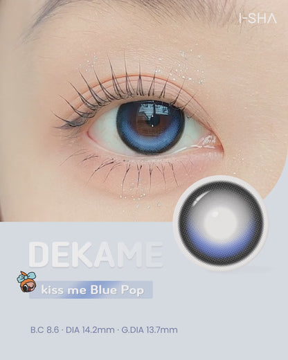 【預購】I-SHA Dekame Kiss Me Blue Pop 1 Day 十片裝