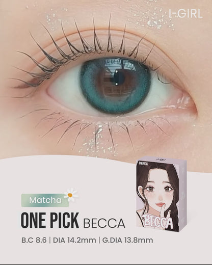 【預購】I-GIRL Onepick Becca Matcha 1 Month 一片裝