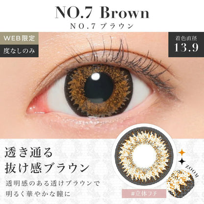 【預購】SECRET CANDY MAGIC No.7 Brown 1 Day 二十片裝