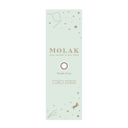 【預購】MOLAK Dazzle Gray 1 Day 十片裝