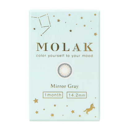 【預購】MOLAK Mirror Gray 1-Month 兩片裝