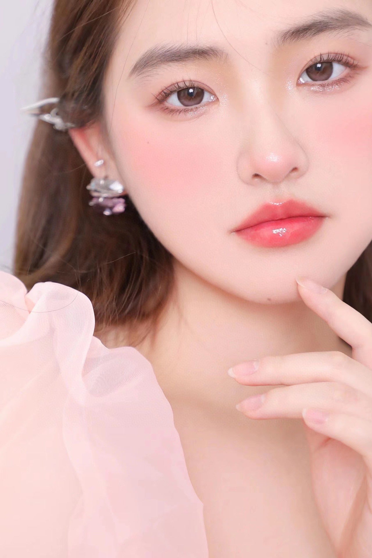 Hushlens Color Pink 白桃茉莉